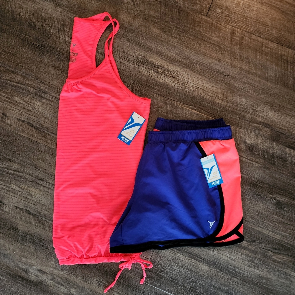 NWT Racerback Tank/Shorts